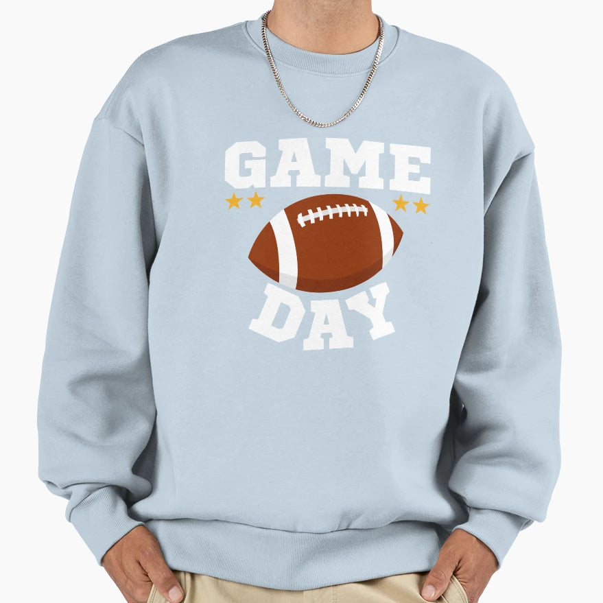 Rugby Game Day Sweatshirt - Aesthetic Graphic for Adults - T-Shirt, Sweatshirt, Hoodie