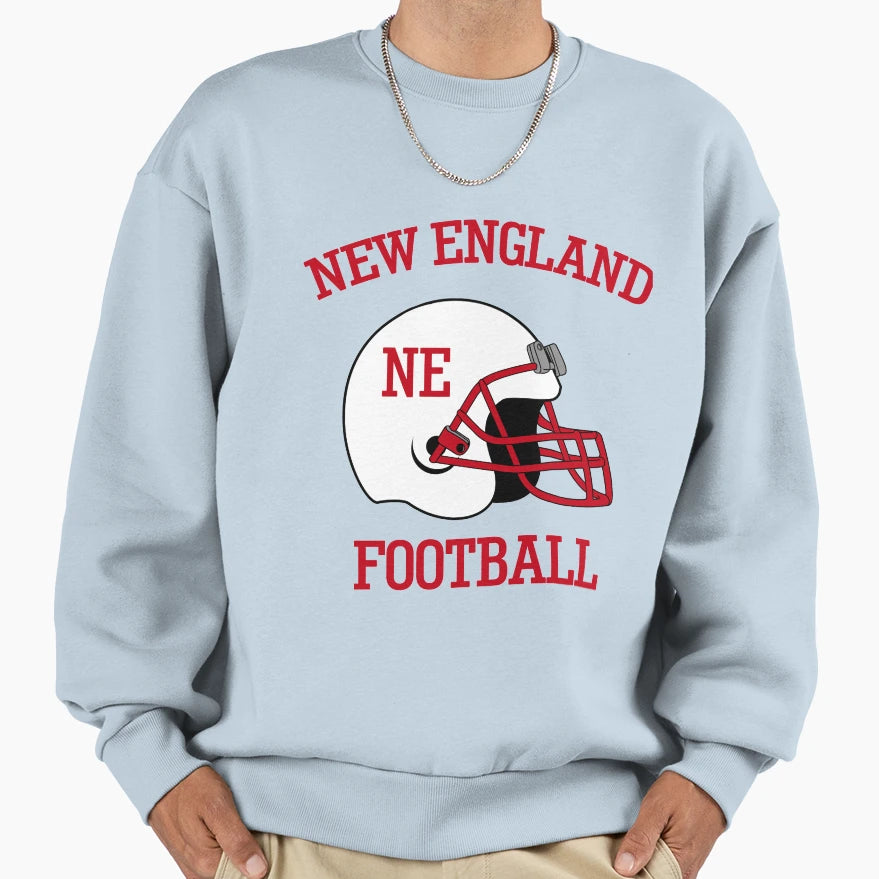 New England Football And T-Shirt - Graphic Print Men Women - T-Shirt, Sweatshirt, Hoodie