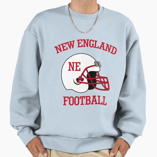 New England Football And T-Shirt - Graphic Print Men Women - T-Shirt, Sweatshirt, Hoodie