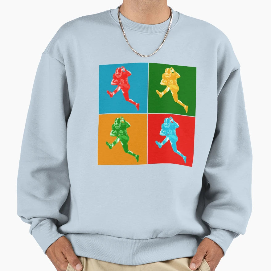 American Football Lover Sweatshirt - Aesthetic Graphic Men Women - T-Shirt, Sweatshirt, Hoodie