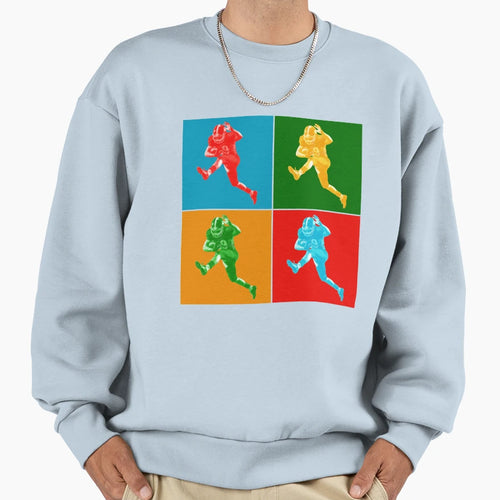 American Football Lover Sweatshirt - Aesthetic Graphic Men Women - T-Shirt, Sweatshirt, Hoodie