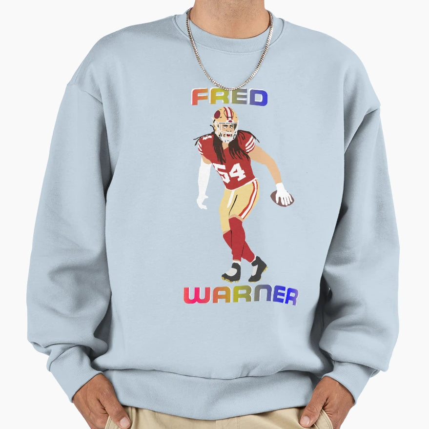 Fred Illustration Sweatshirt - Unique Graphic for Adults - T-Shirt, Sweatshirt, Hoodie