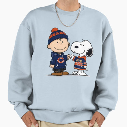 Charlie Brown And Snoopy Sweatshirt - Fun Novelty Design for Adults - T-Shirt, Sweatshirt, Hoodie