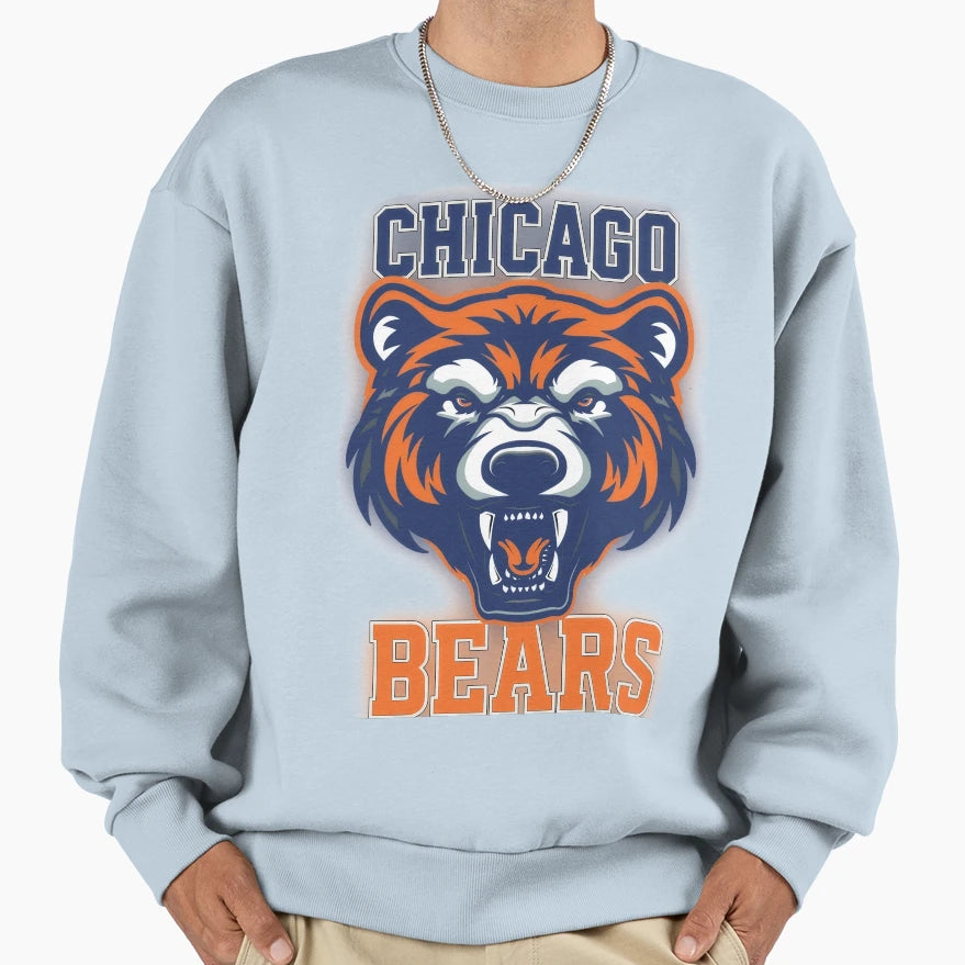 Chicago Bears Football Team 1 Sweatshirt - Casual Everyday Wear Men Women - T-Shirt, Sweatshirt, Hoodie