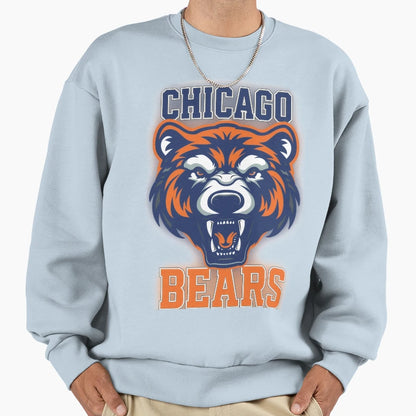 Chicago Bears Football Team 1 Sweatshirt - Casual Everyday Wear Men Women - T-Shirt, Sweatshirt, Hoodie