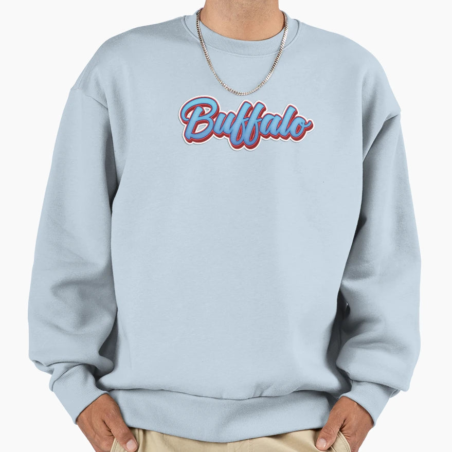 Buffalo Sweatshirt - Custom Art Print Unisex - T-Shirt, Sweatshirt, Hoodie