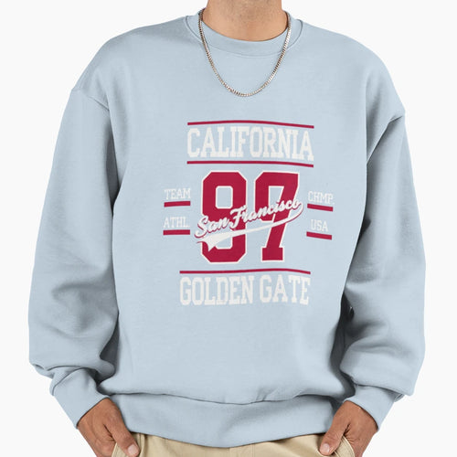 California San Francisco Sweatshirt - Streetwear Style for Adults - T-Shirt, Sweatshirt, Hoodie