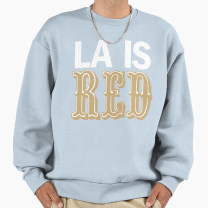 L Is Red Sweatshirt - Minimalist Print for Adults - T-Shirt, Sweatshirt, Hoodie