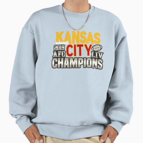 Kansas City Champions Sweatshirt - Custom Art Print for Adults - T-Shirt, Sweatshirt, Hoodie