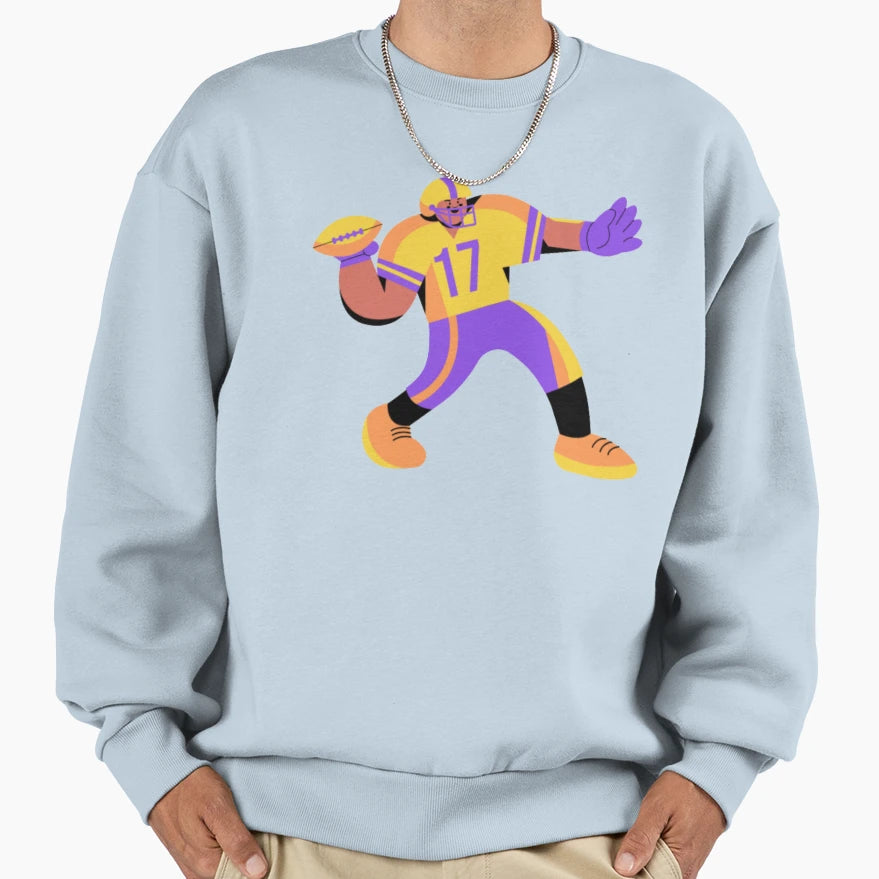 Football Sweatshirt - Streetwear Style Men Women - T-Shirt, Sweatshirt, Hoodie