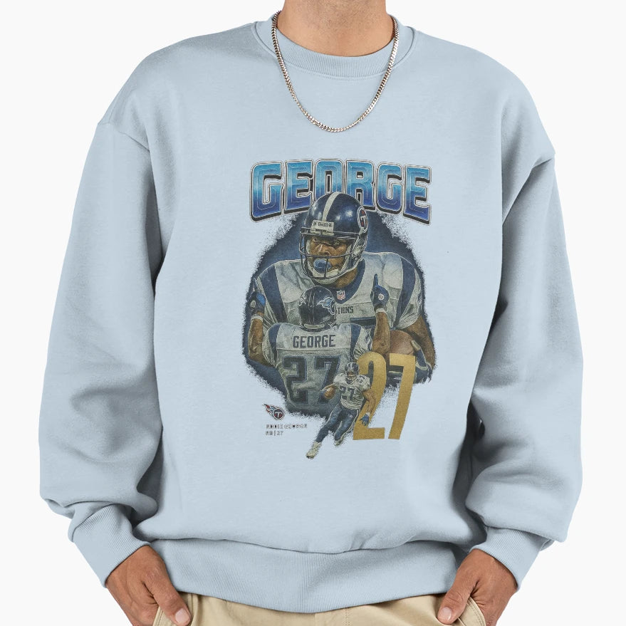 Eddie George Tennessee Sweatshirt - Casual Everyday Wear for Adults - T-Shirt, Sweatshirt, Hoodie