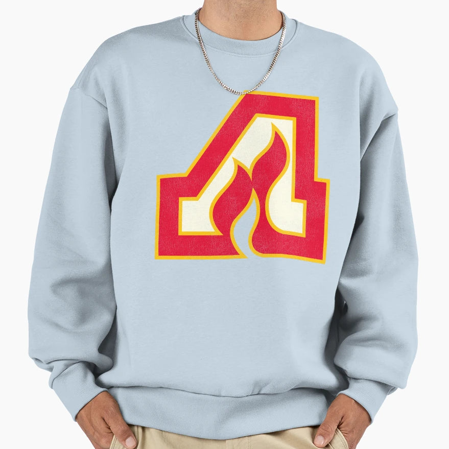 Atlanta Flames Sweatshirt - Custom Art Print for Adults - T-Shirt, Sweatshirt, Hoodie