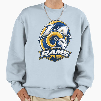 La Rams Golden Charge High Impact Sweatshirt - Trendy Graphic Men Women - T-Shirt, Sweatshirt, Hoodie