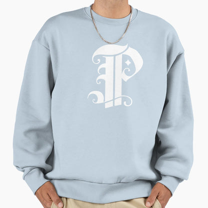Letter P Gift Sweatshirt - Aesthetic Graphic Men Women - T-Shirt, Sweatshirt, Hoodie