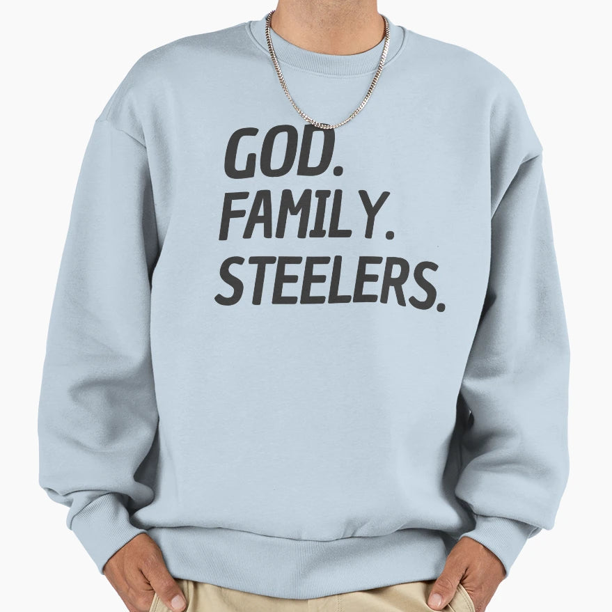God Family Steelers Veterans Day Sweatshirt - Custom Art Print Unisex - T-Shirt, Sweatshirt, Hoodie