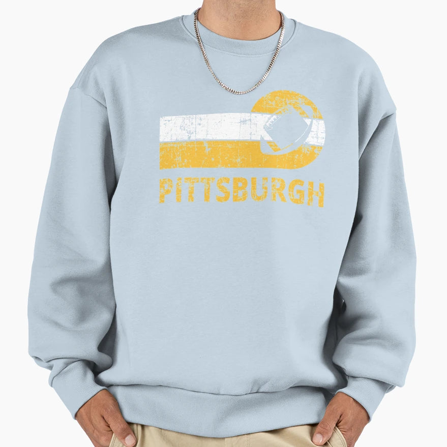 Pittsburgh Football Team Ii Sweatshirt - Casual Everyday Wear Men Women - T-Shirt, Sweatshirt, Hoodie