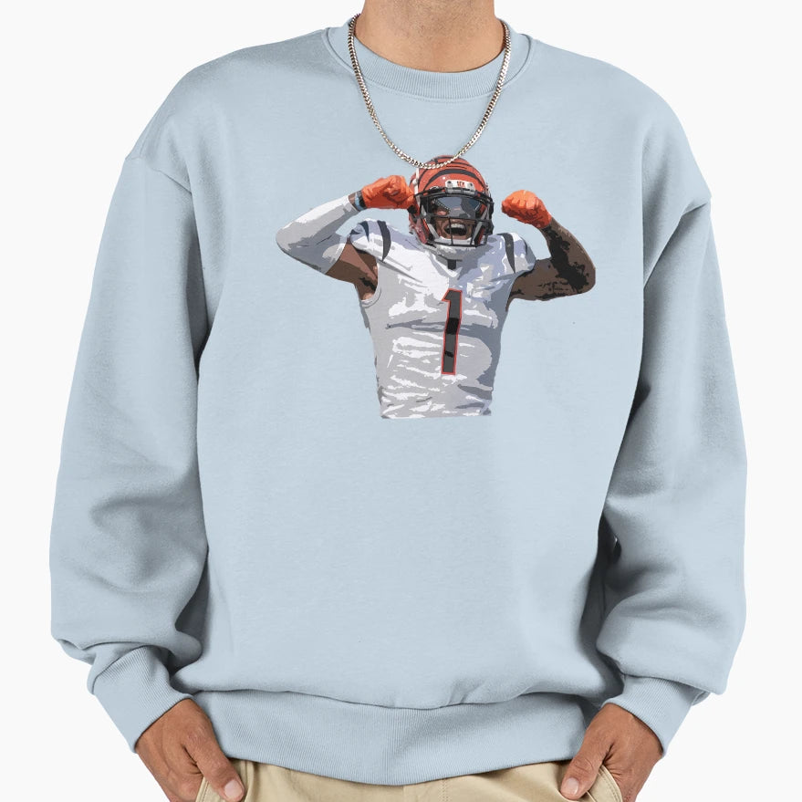 Jamarr Chase Sweatshirt - Trendy Graphic Unisex - T-Shirt, Sweatshirt, Hoodie