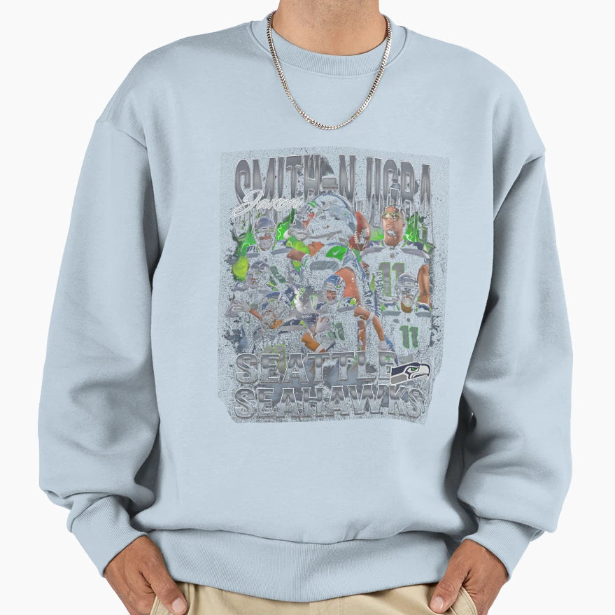 Jaxon Smith Njigba Bootleg Sweatshirt - Fun Novelty Design Men Women - T-Shirt, Sweatshirt, Hoodie
