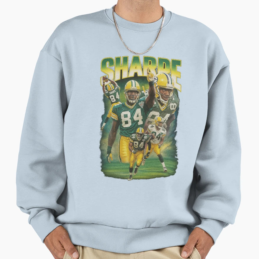 Sterling Sharpe 84 Green Bay Football Sweatshirt - Trendy Graphic Unisex - T-Shirt, Sweatshirt, Hoodie