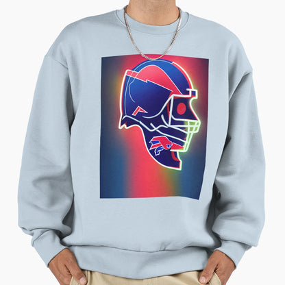 Neon Basketball Helmet Sweatshirt - Novelty Apparel for Adults - T-Shirt, Sweatshirt, Hoodie