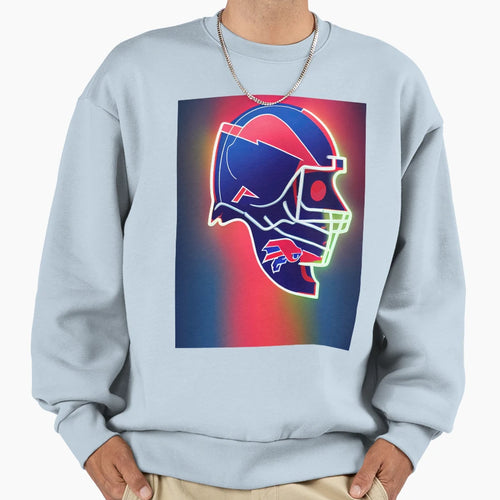 Neon Basketball Helmet Sweatshirt - Novelty Apparel for Adults - T-Shirt, Sweatshirt, Hoodie