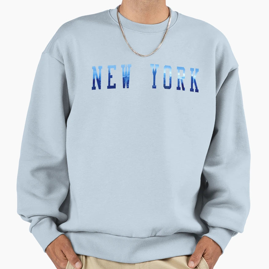 New York Clouds Sweatshirt - Novelty Apparel Men Women - T-Shirt, Sweatshirt, Hoodie