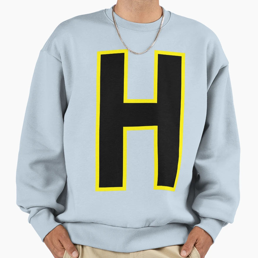 Just Giant Innocuous H Sweatshirt - Casual Everyday Wear Men Women - T-Shirt, Sweatshirt, Hoodie