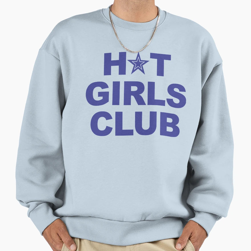 Hot Club Blue Variant Sweatshirt - Streetwear Style Unisex - T-Shirt, Sweatshirt, Hoodie