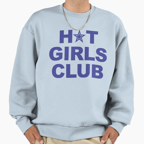 Hot Club Blue Variant Sweatshirt - Streetwear Style Unisex - T-Shirt, Sweatshirt, Hoodie