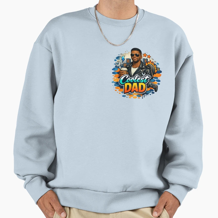 Urban Coolest Dadlong Short Hair Sweatshirt - Aesthetic Graphic Unisex - T-Shirt, Sweatshirt, Hoodie