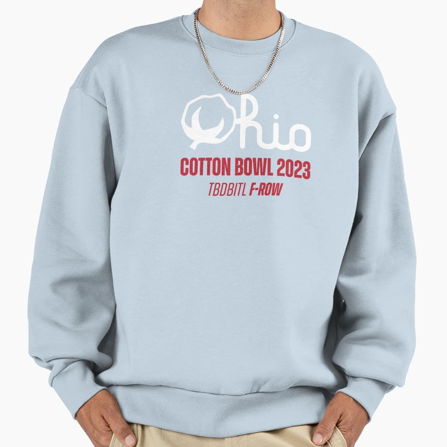 Cotton Script F Row Sweatshirt - Unique Graphic Men Women - T-Shirt, Sweatshirt, Hoodie
