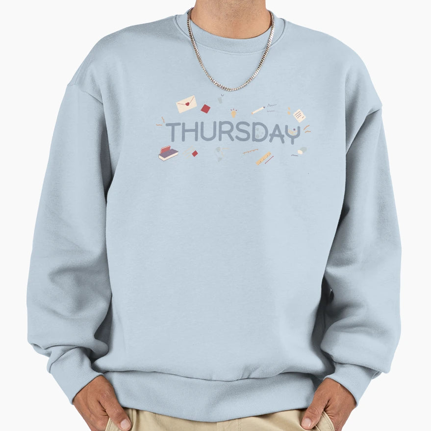 Thursday Doodle Sweatshirt - Fun Novelty Design Unisex - T-Shirt, Sweatshirt, Hoodie