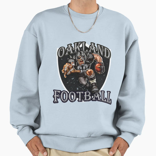 Oakland Football Sweatshirt - Minimalist Print for Adults - T-Shirt, Sweatshirt, Hoodie