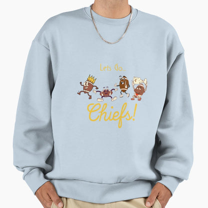 Kc Chiefs Cartoon Champs Sweatshirt - Novelty Apparel Unisex - T-Shirt, Sweatshirt, Hoodie