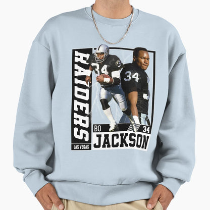Bo Sport Jackson Bo Knows Sweatshirt - Minimalist Print for Adults - T-Shirt, Sweatshirt, Hoodie