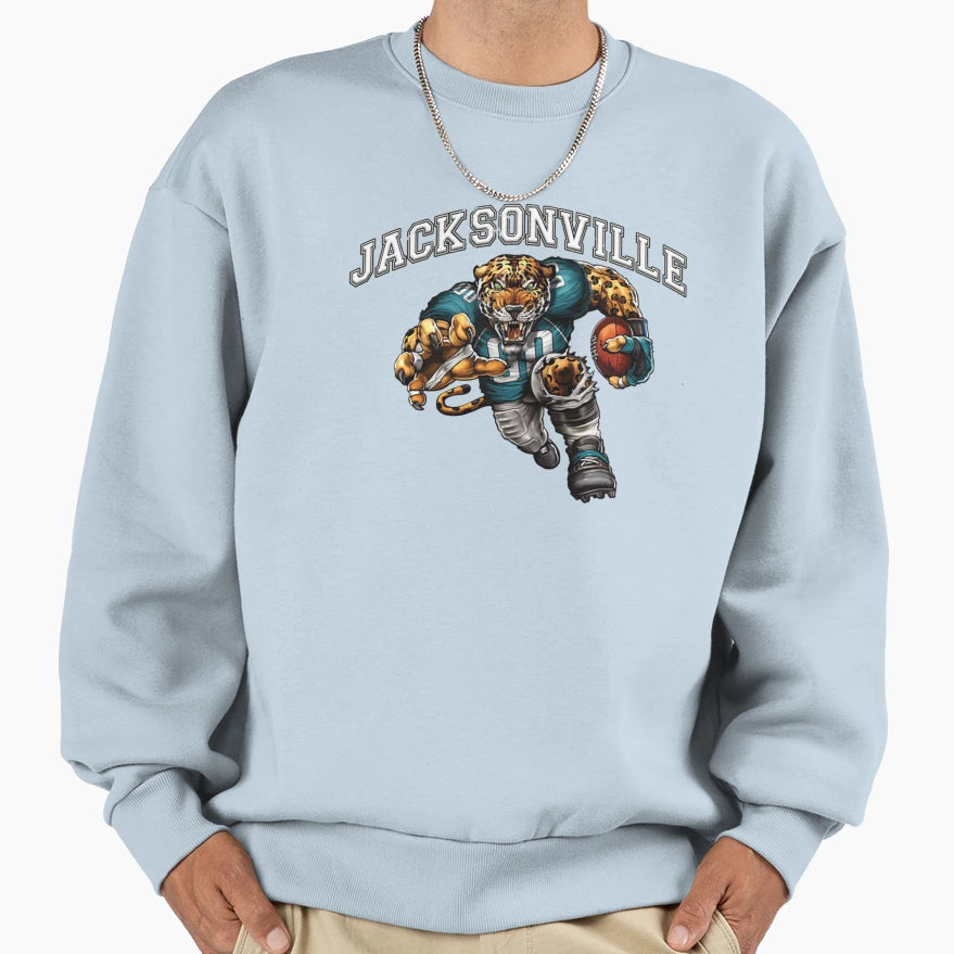 Jacksonville Football Detroit Football Sweatshirt - Novelty Apparel Unisex - T-Shirt, Sweatshirt, Hoodie
