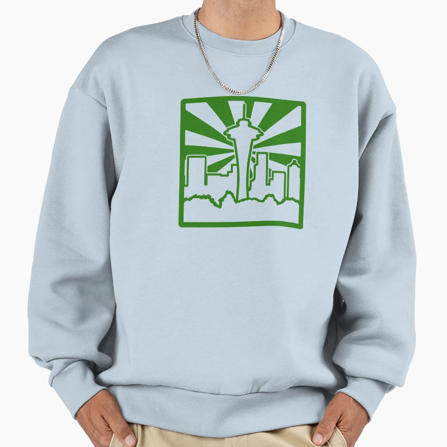 Seattle Sweatshirt - Aesthetic Graphic for Adults - T-Shirt, Sweatshirt, Hoodie