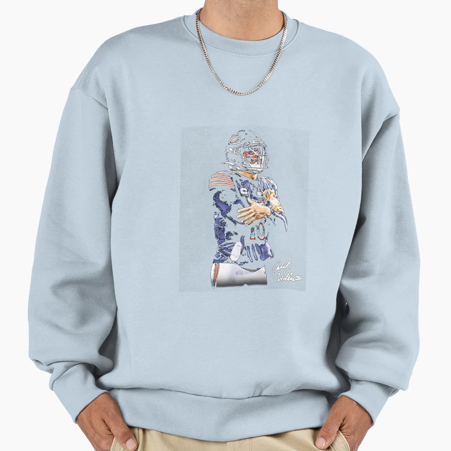 Calebs Williamss Chicagos Cold Sweatshirt - Minimalist Print Men Women - T-Shirt, Sweatshirt, Hoodie