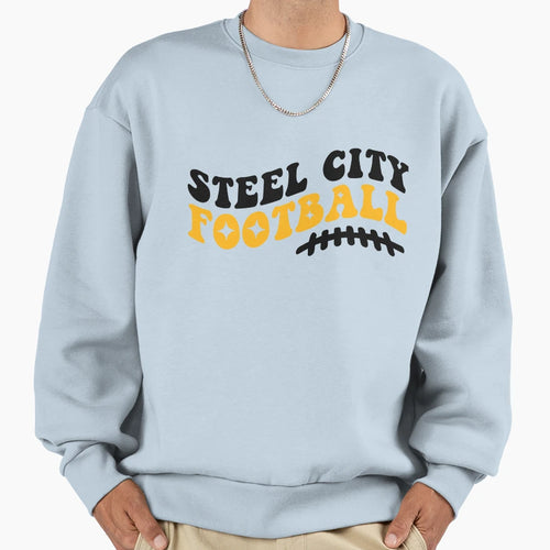 Steel City Football Sweatshirt - Casual Everyday Wear Unisex - T-Shirt, Sweatshirt, Hoodie