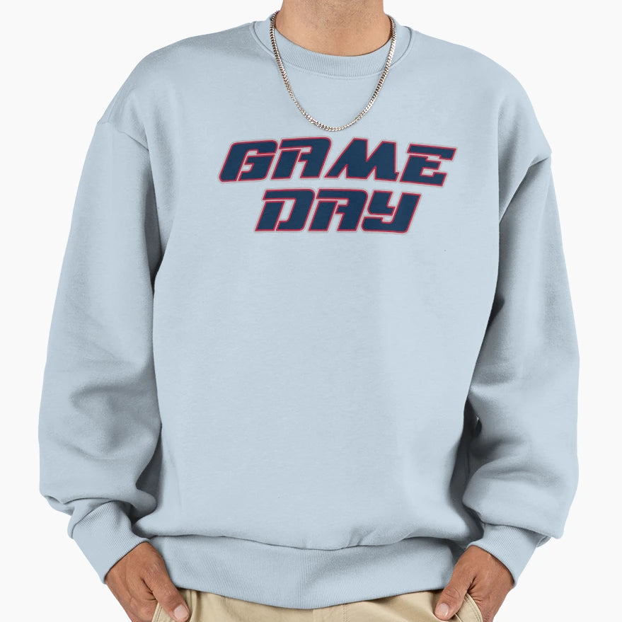 Game Day New England Patriots Sweatshirt - Custom Art Print Men Women - T-Shirt, Sweatshirt, Hoodie