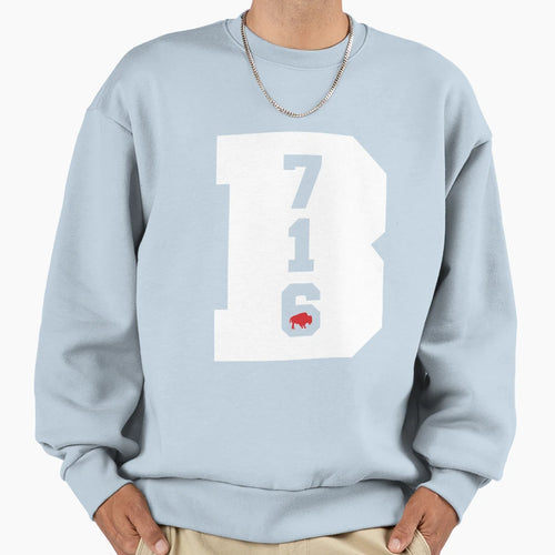 Buffalo New York 716 Buffalo Ny Sweatshirt - Minimalist Print Unisex - T-Shirt, Sweatshirt, Hoodie