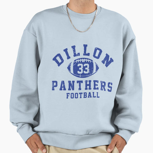 Dillon Panthers Football 33 Sweatshirt - Novelty Apparel Unisex - T-Shirt, Sweatshirt, Hoodie