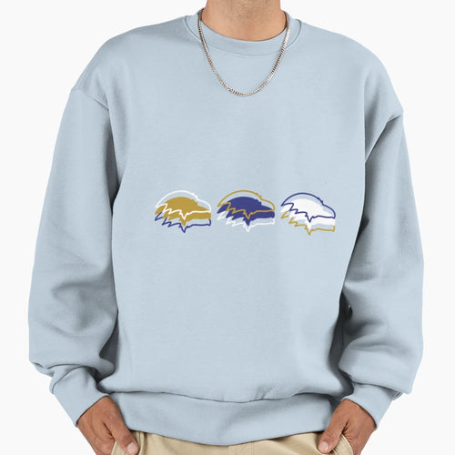 Baltimore Ravens Pattern1 Sweatshirt - Minimalist Print Unisex - T-Shirt, Sweatshirt, Hoodie