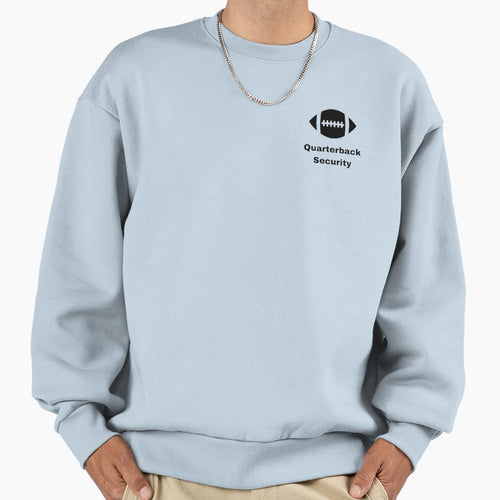 Quarterback Security Sweatshirt - Fun Novelty Design for Adults - T-Shirt, Sweatshirt, Hoodie