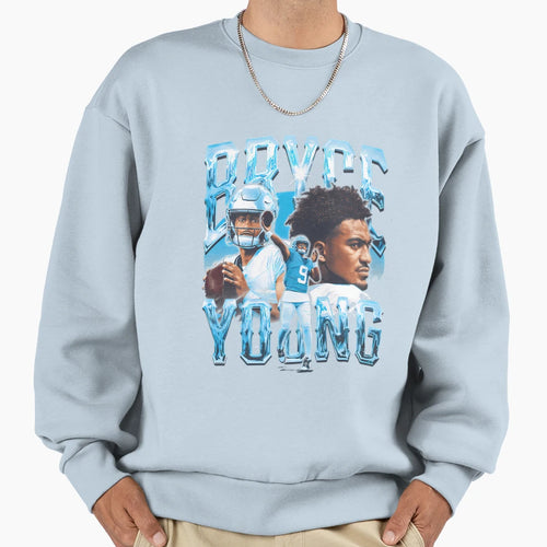 Bryce Young Carolina Sweatshirt - Custom Art Print Unisex - T-Shirt, Sweatshirt, Hoodie