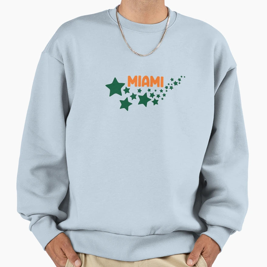 University Miami Sweatshirt - Minimalist Print Men Women - T-Shirt, Sweatshirt, Hoodie