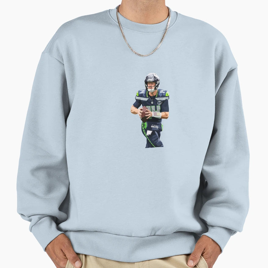 Sam Darnold Sweatshirt - Custom Art Print Unisex - T-Shirt, Sweatshirt, Hoodie