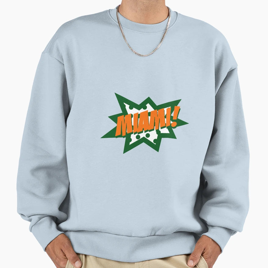 Miami Popart Sweatshirt - Novelty Apparel Unisex - T-Shirt, Sweatshirt, Hoodie
