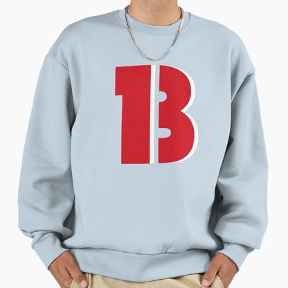B Or Thirteen Sweatshirt - Minimalist Print Men Women - T-Shirt, Sweatshirt, Hoodie