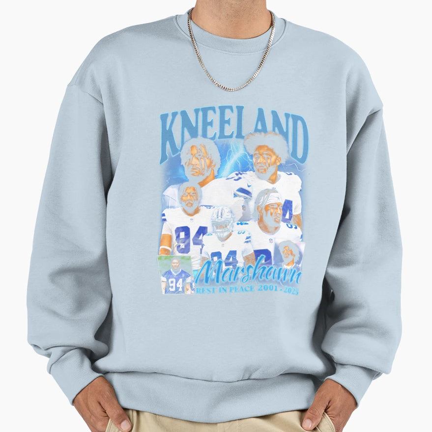 Rip Marshawn Kneelands Rest Sweatshirt - Aesthetic Graphic for Adults - T-Shirt, Sweatshirt, Hoodie